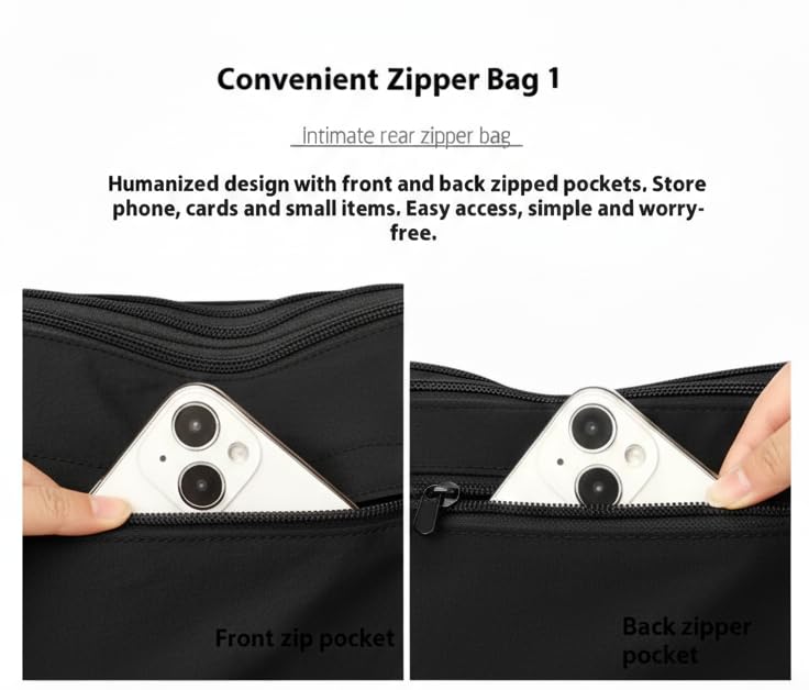 Image of WildHorn Women's Crossbody Sling Bag For Everyday Use, Nylon Shoulder Bag with Zipper Pockets, Adjustable Strap, Water Resistant Handbag for Travel, Shopping