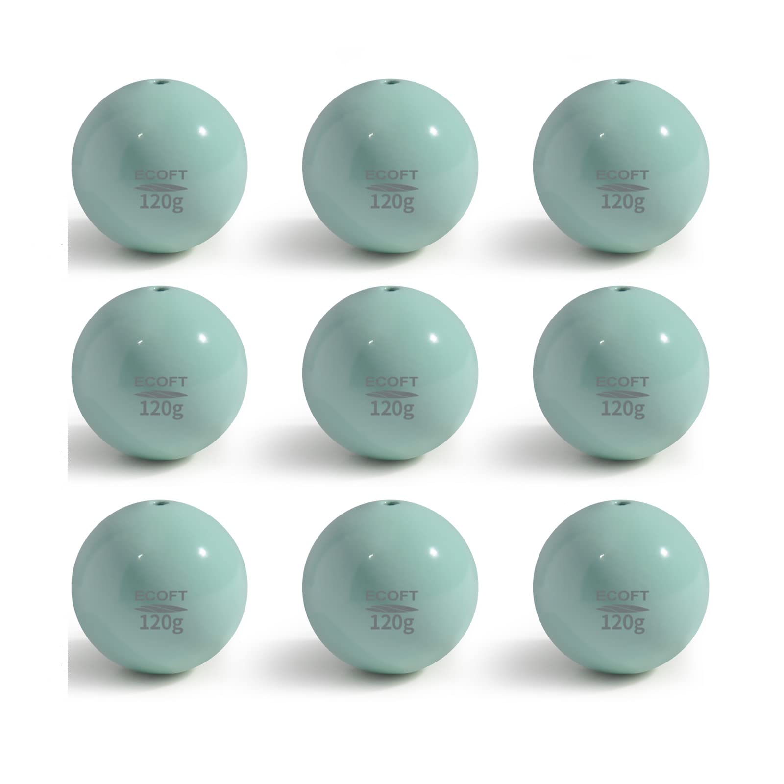 ECOFTLead Free Fishing Weights Sinkers 10g-200g Coated Egg Sinkers Weights Oval Shape Assorted Sizes Bag and Fishing Weights Assortment Box Non-Lead Fishing Weights Saltwater Freshwater