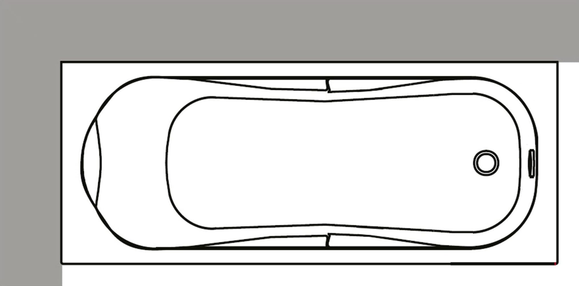 Novellini Vasca Calypso Incasso 170X70 (Cal117070-) Bianco