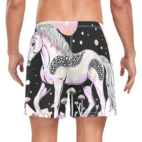 Swim Trunks for Men Men Lined Yoga Shorts with Compression Liner Quick Dry2