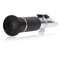 Vista 2 de Brix Refractómetro, Refractómetro de Mosto de Cerveza, Escala Dual – Gravedad específica 1,000 a 1,120 y Brix de 0 a 32%