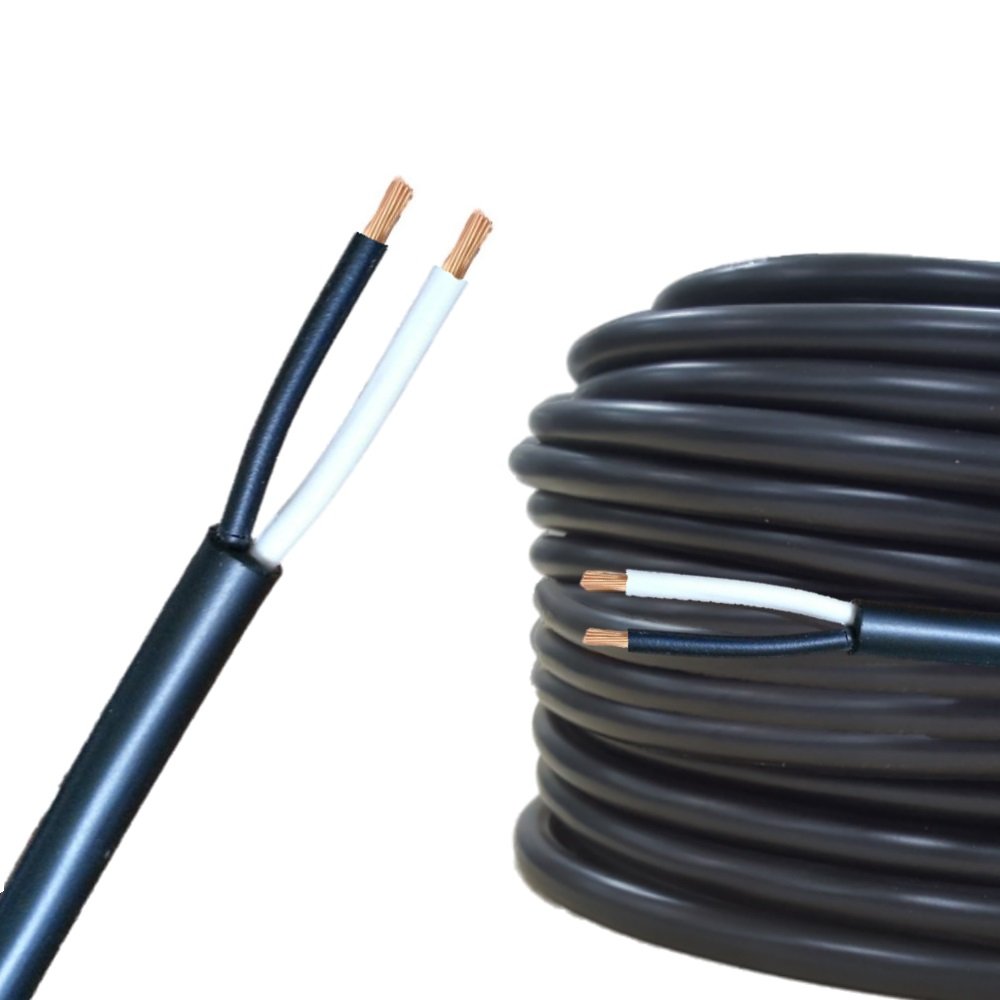 Automotive Multicore Cable Trailer Cable 5m, 10m, 20m or 50m choice: (5m metre, 2 Core 2 x 0.75 mm² round cable 2x AWG 19/20)