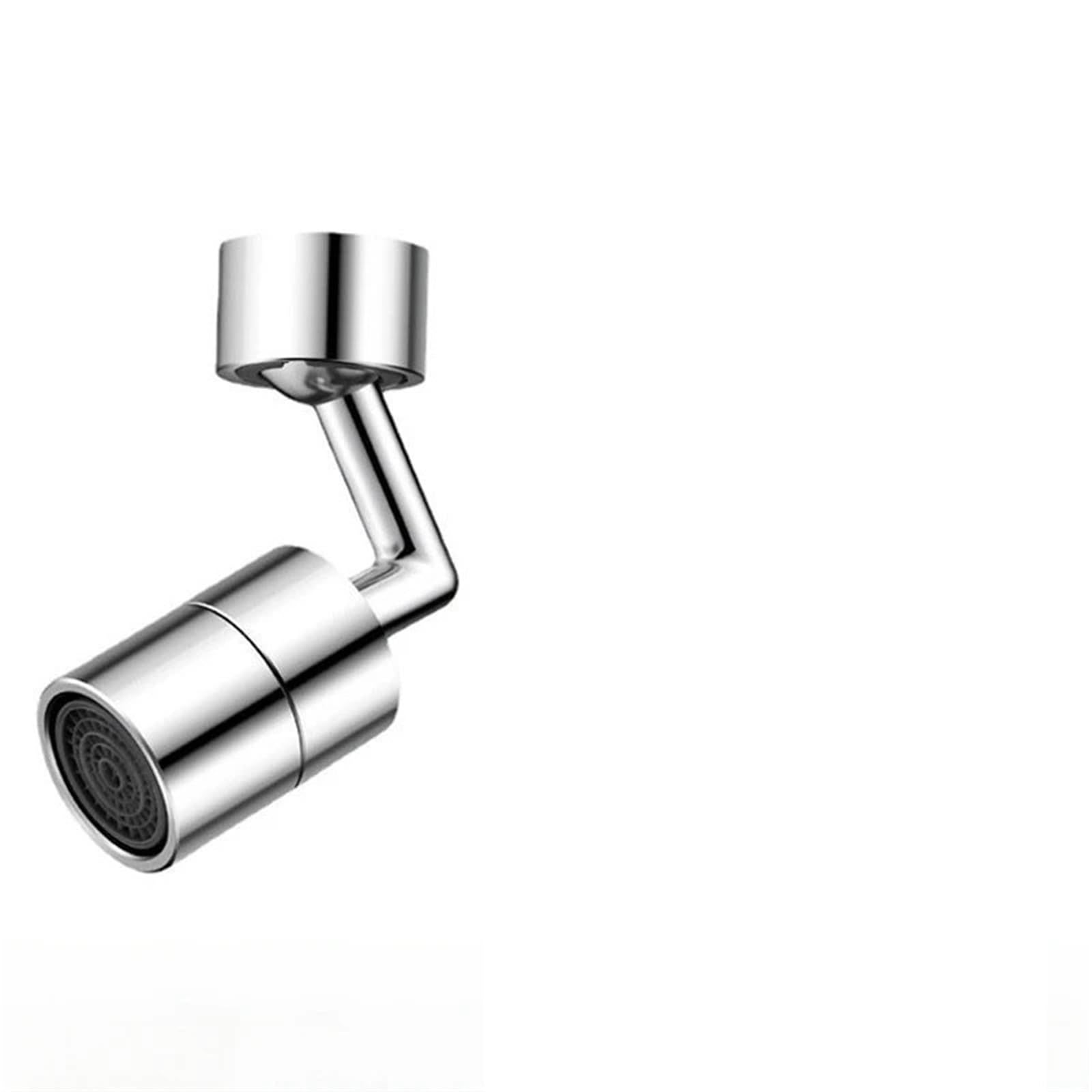 TTDGYYXW Rubinetto da Cucina a 720° Aeratore antispruzzo Rubinetto da Bagno Spruzzatore Girevole Adattatore prolunga per ugello per Risparmio Acqua (modalità Singola B)