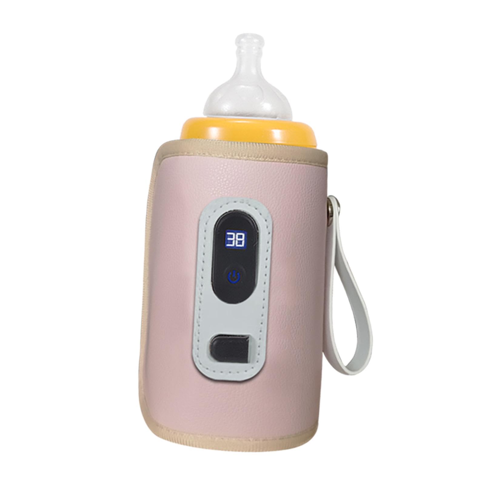 Jazzy Pearls®Mug Milk Heater for Most Bottles Milk Keeper for Nursing Camping Travel Pink|Baby | Feeding |1 Portable Car Travel Bottle Warmer - Image 7 thumbnail