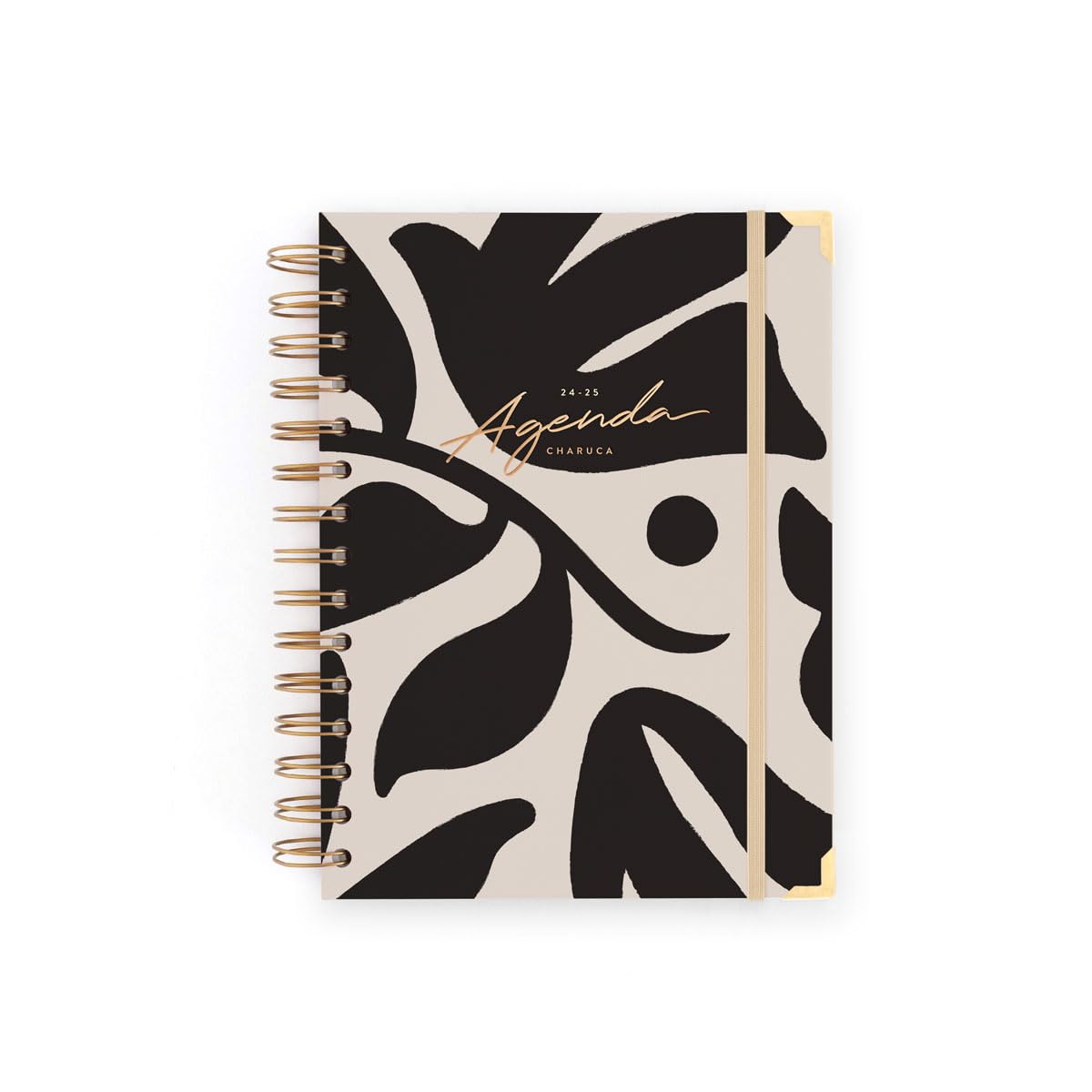 CHARUCA Agenda Semana Vista (de Septiembre 2024 a Agosto 2025) | Planner Charuca de Tapa Dura 200 Pág. Papel Grueso 120 Grs | Mediana, 20x17cm REGALO CURSO PAPELTERAPIA Y DISFRUTONISMO (ARTY)