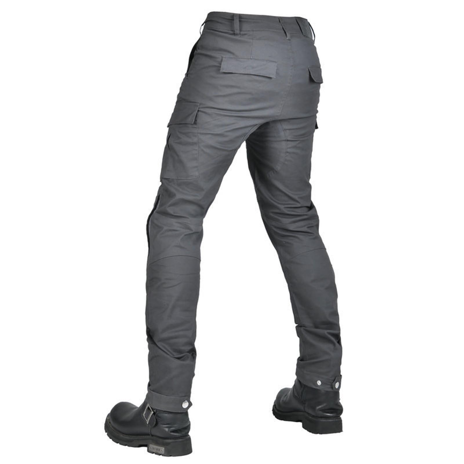 Pantaloni Moto Uomo, Pantaloni Moto, Jeans Moto Uomo con Protezioni, Pantaloni Cargo da Motociclista a Vita Alta Traspiranti 4X Equipaggiamento di Protezione