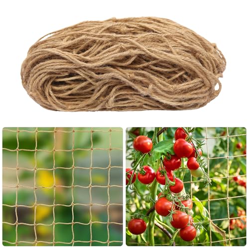 Newthinking Plant Support Netting 2mx5m Garden Plants Climbing Jute Net