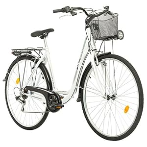 Multibrand Distribution Probike 28 inch stadsfiets Shimano 7 versnelling, mand, fietsverlichting, Dames, Heren geschikt…
