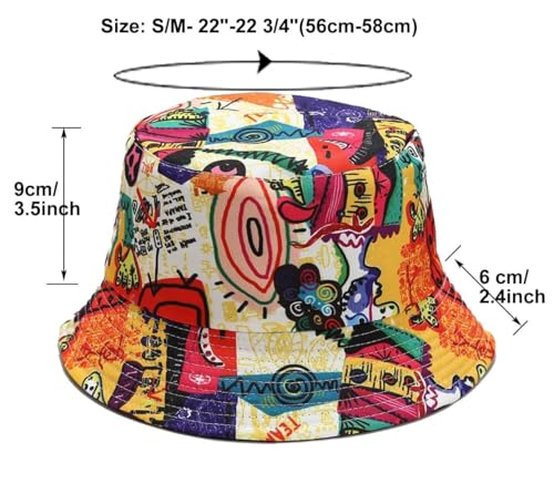 Image of One Love Music Reggae Rasta Jamaican Men's Women's Bucket Hat Packable Lightweight Outdoor Hat