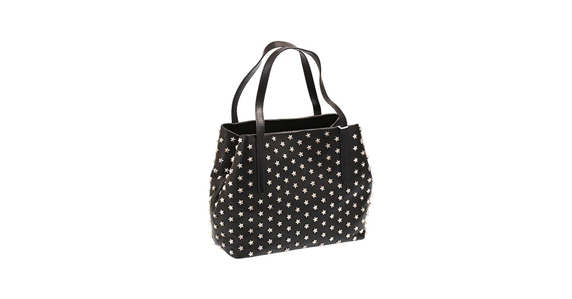 希少♡JIMMY CHOO ジミーチュウ スタースタッズ トートバッグ ブラック Jimmy Choo ジミーチュウ スターモチーフ スタッズ 2WAY トート