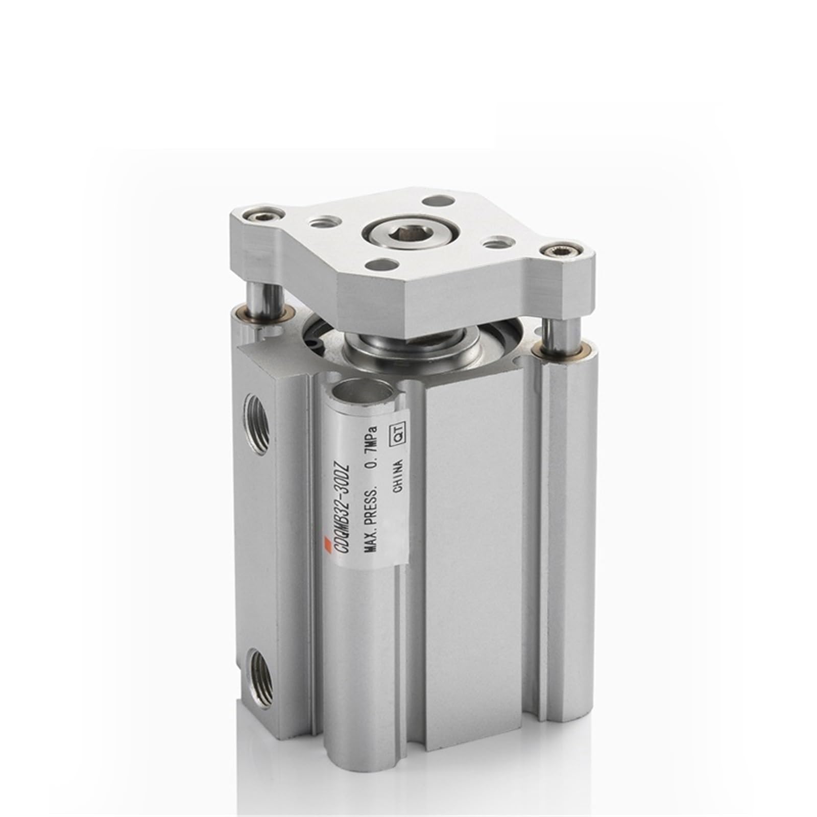 Vérin compact CDQMB16 double effet pneumatique à tige de guidage 16-25