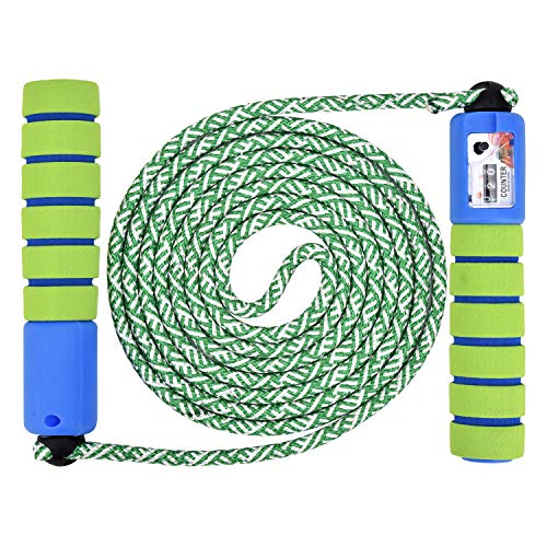 Linkbro Springseil Speed Rope Mit Zähler Und Komfortablen Anti-Rutsch Griffen, Leicht, Springseile Für Workout, Crossfit, Boxen, Training Und Fitness