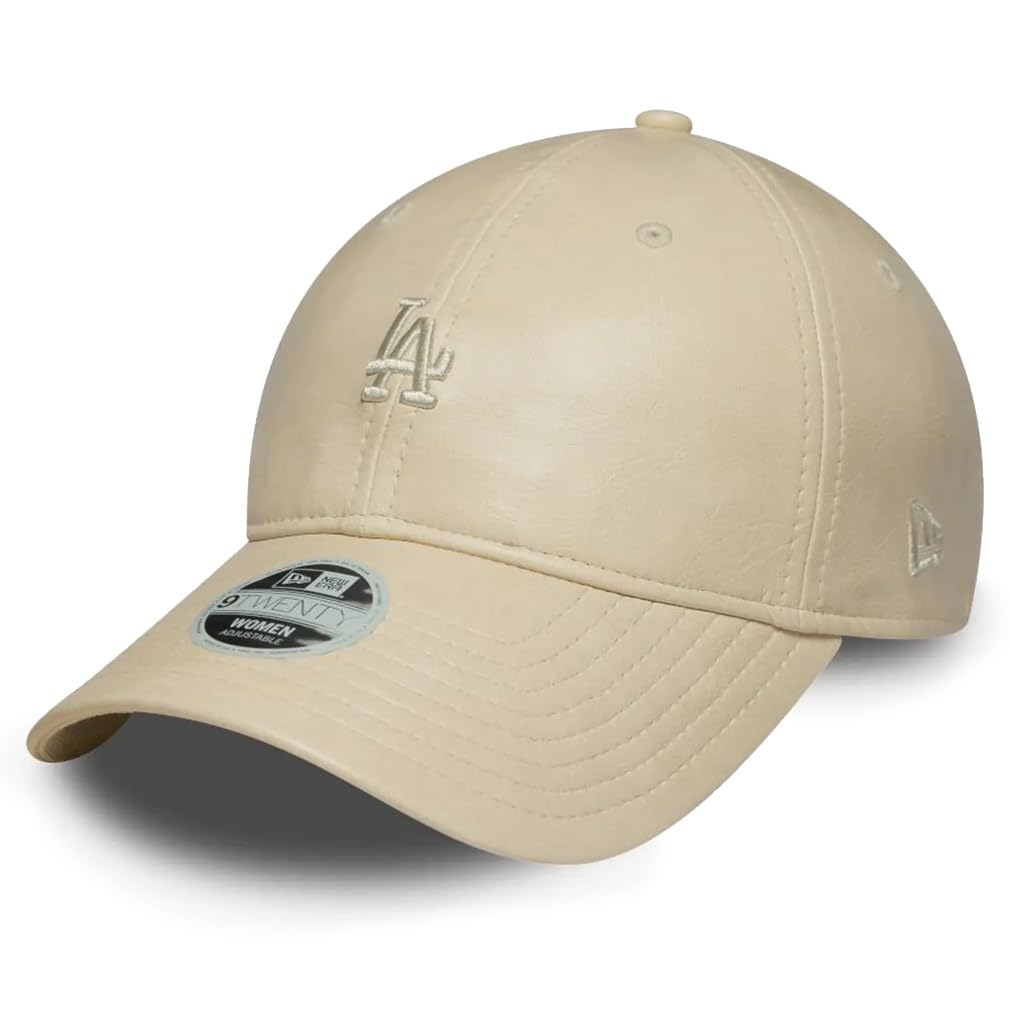 New Era Women MLB 9TWENTY Tonal PU Cap Los Angeles Dodgers Pastel beżowy