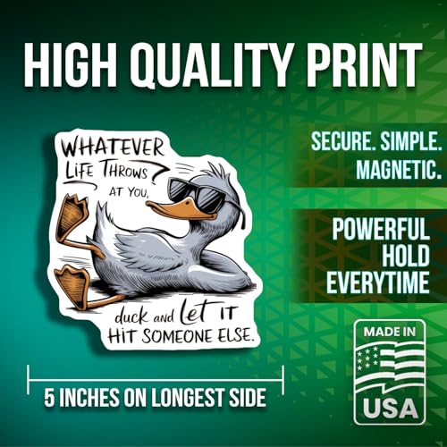 Funny Duck Magnet 2 piezas 5 in miniatura 2