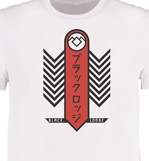 Twin Peaks Japanese Black Lodge Japanese Banner T-Shirt - David Lynch Inspired by Japanese Graphic Design Tee by Rev-Level