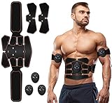 Electroestimulador Muscular Abdominales Cinturón,10 Niveles Diferentes para Abdomen/Cintura