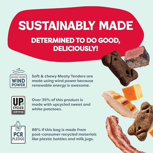 Image of Shameless Pets Soft & Chewy Dog Treats, Meaty Tenders Variety (3-Pack) - Real Meat is 1st Ingredient - Grain Free, No Corn or Soy - Digestive Support - for Small, Medium & Large Dogs