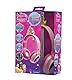 Lexibook - Disney Princess, 2-1 Kabellose und kabelgebundene Kopfhörer mit Prinzessinnenkrone, hohe Klangqualität bis 85 dB, Lichteffekte, faltbar, verstellbar, wiederaufladbar, HPBT015DP, Schwarz