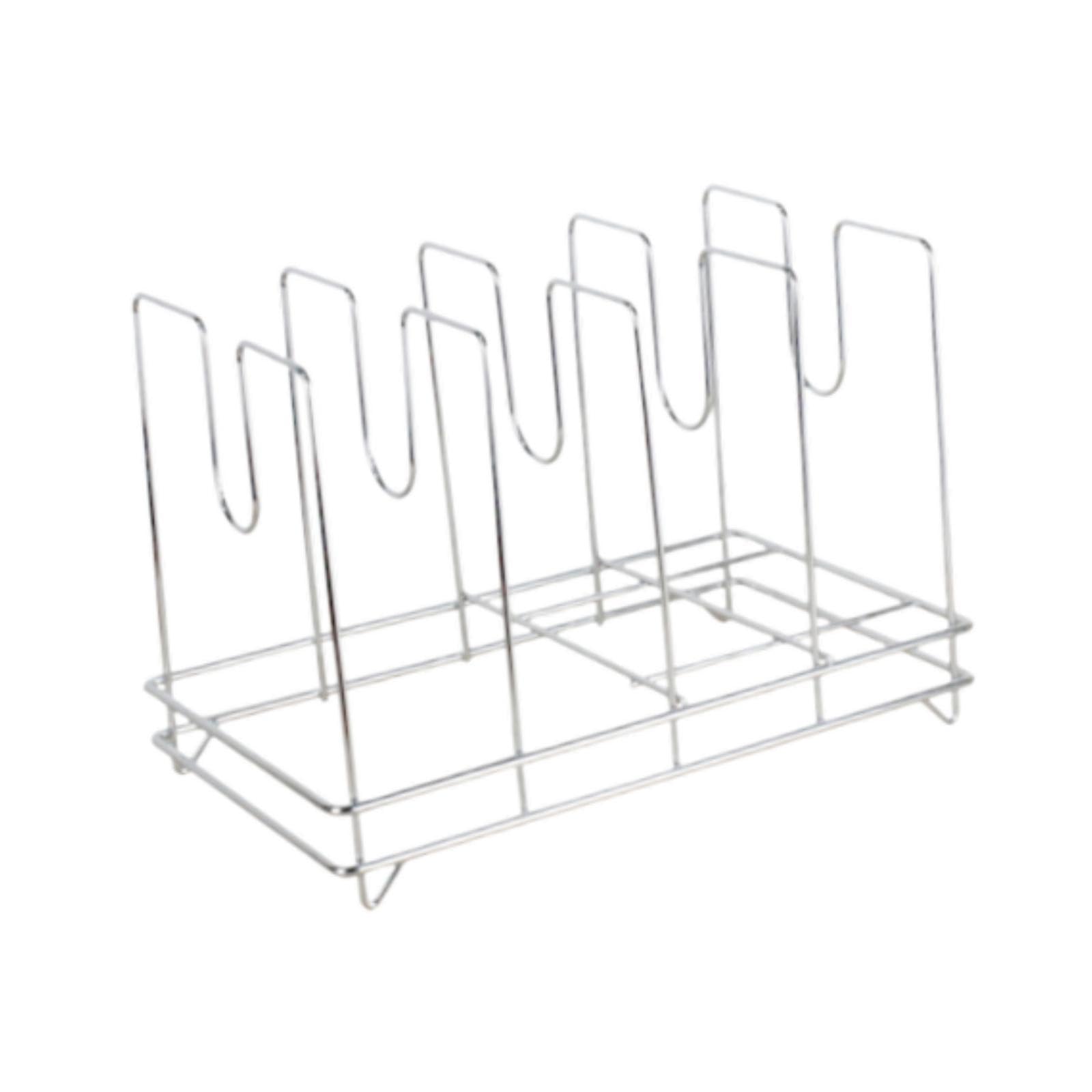 Pizza Rack Grille de Refroidissement Plateau Support INOX Porte-Plateau Rangement Ventilation Adapté Aux Cuisines Pâtisseries Restaurants, 4 Grille