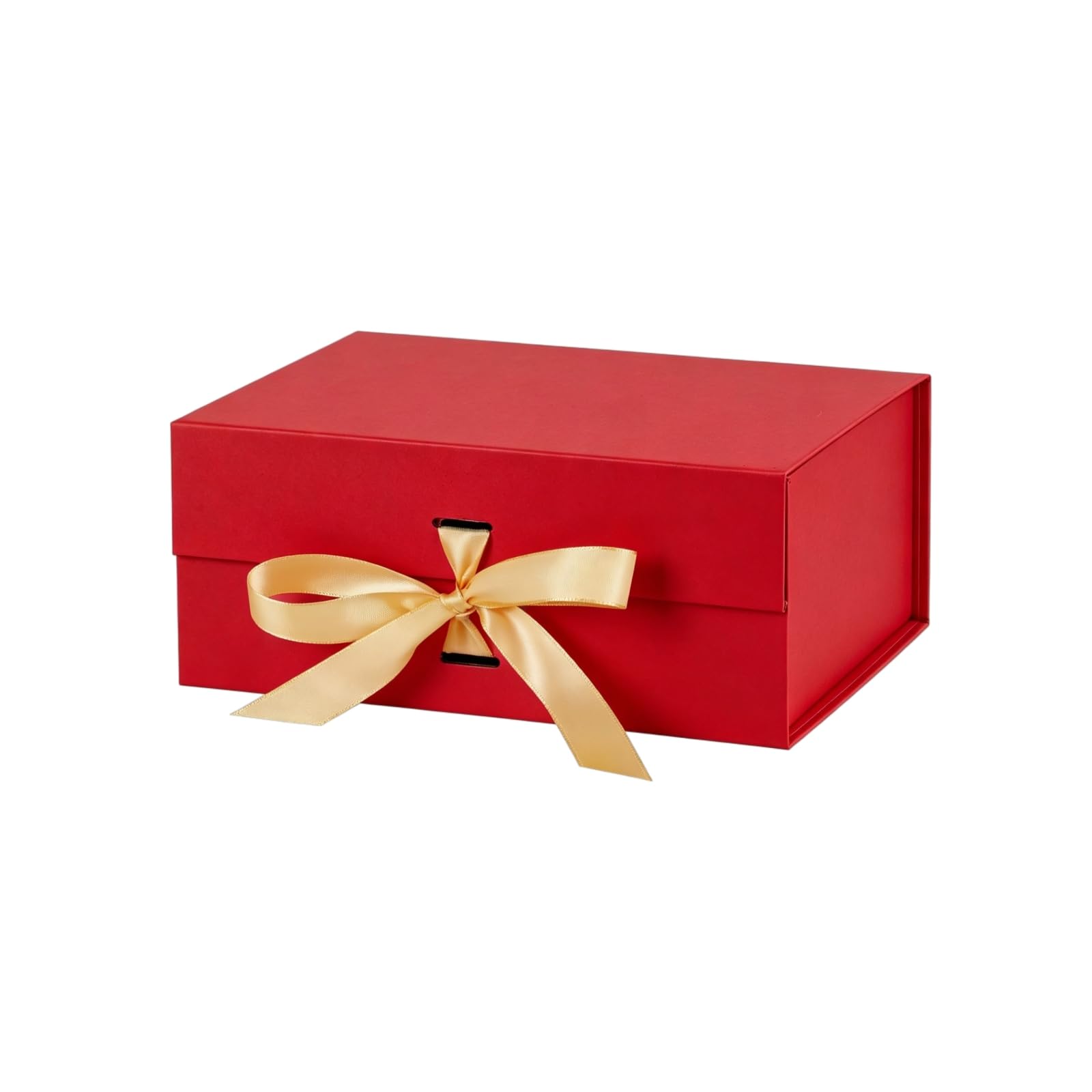 Small Gift Box with Lid 22x21x10cm Red Gift Boxes for Presents, 3Pack