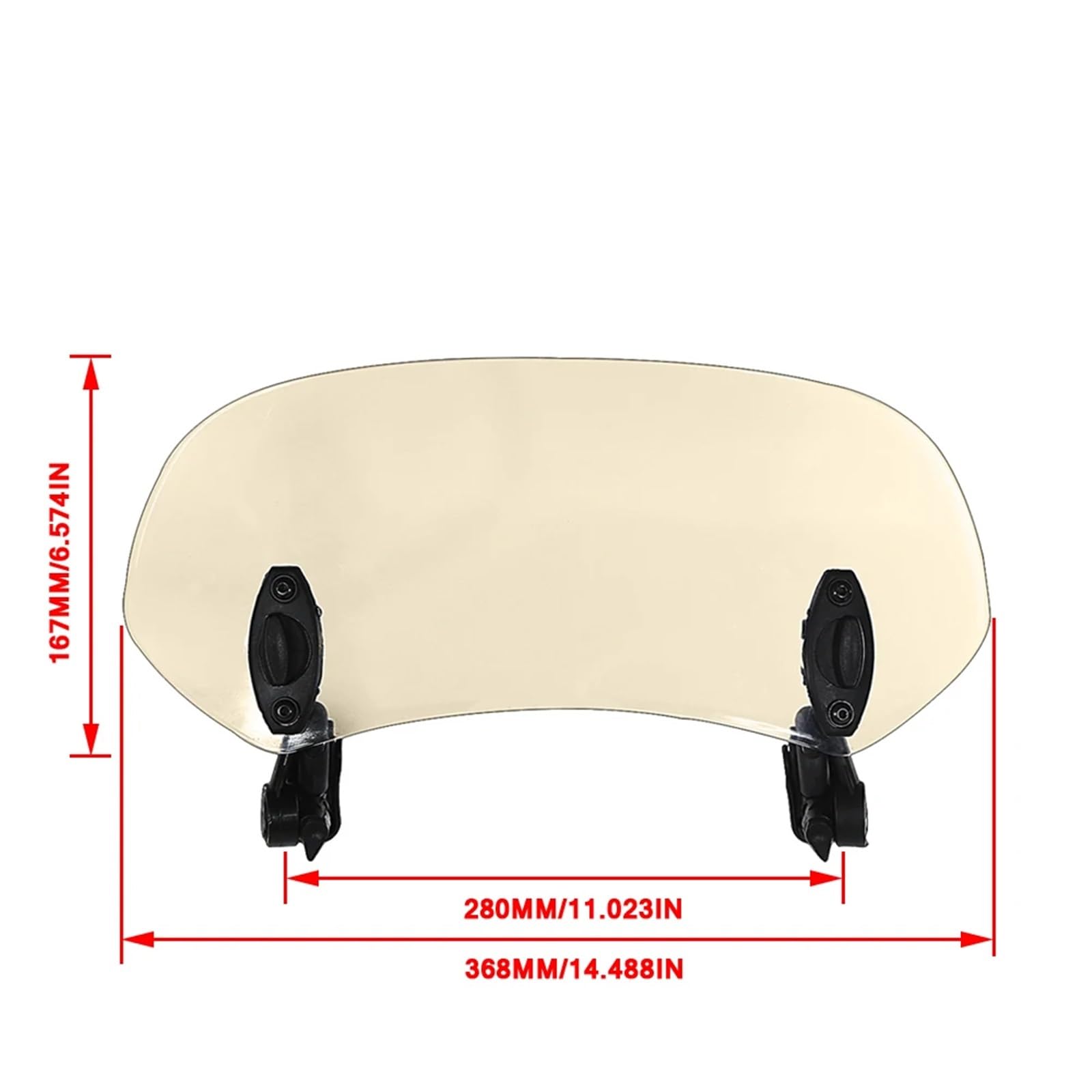 Front Bumper Splitter dachowy Pasuje do Husq&varna Norden 901 2022 2023 Regulowany deflektor szyby przedniej, spojler, przedłużenie