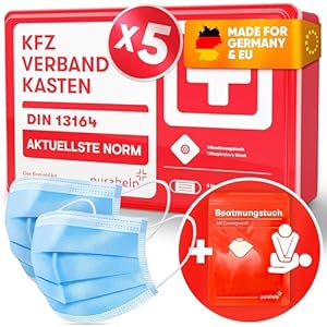 Purahelp KFZ Verbandskasten 2024 DIN 13164