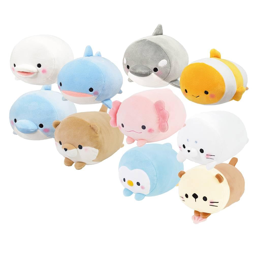 Amazon.co.jp: ぬいぐるみ 動物 もちふわ！ころころすいぞくかん