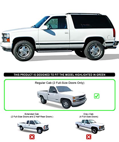 Estribos de acero inoxidable 304 6in APS Premium compatibles con Chevy GMC CK miniatura 2