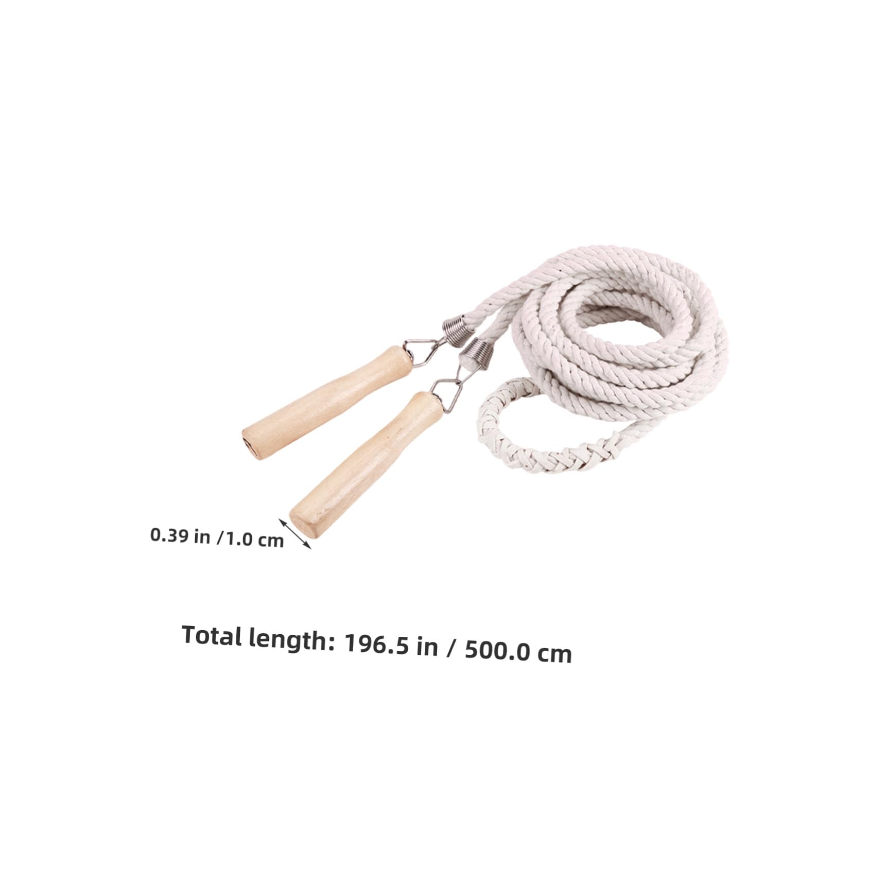 ifundom 2piezas Cuerda Para Saltar Larga Trenzada De Algodón Para Equipo Multijugador Para Actividades Al Aire Fitness y Grupales