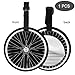 Bicycle Wheel Cycling Luggage Tags for Suitcases, Pu Leather Baggage Tags Identifiers for Travel, Name Id Label for Baggage Bag Women Men