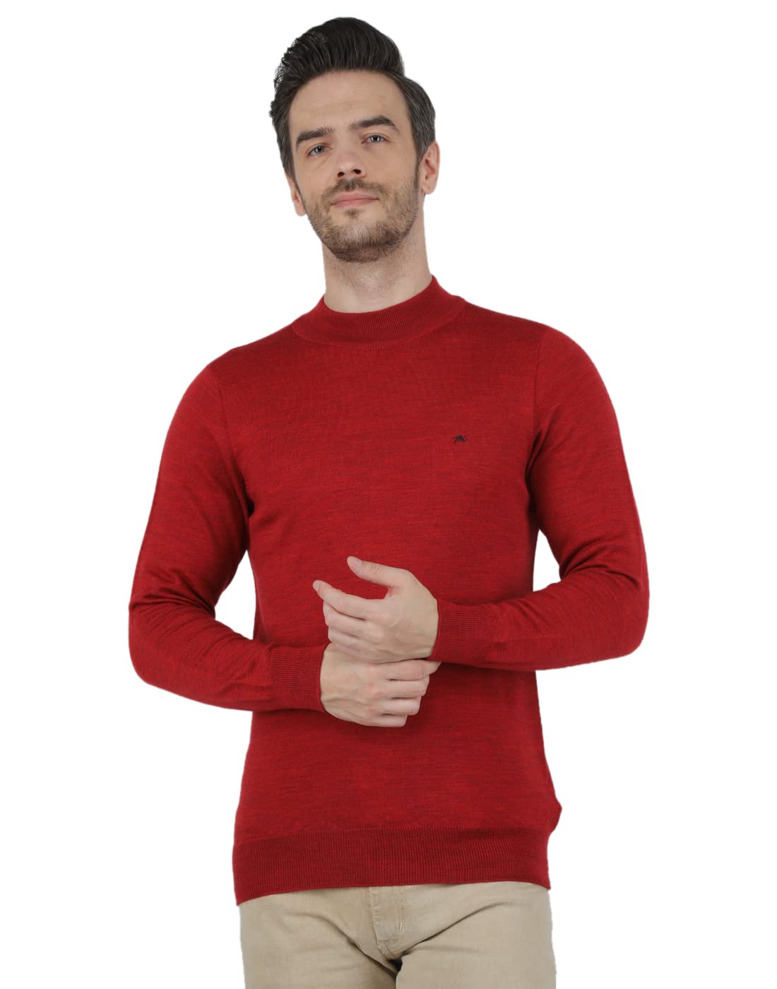monte carlo Men's Wool Classic Pullover Sweater-picture-41