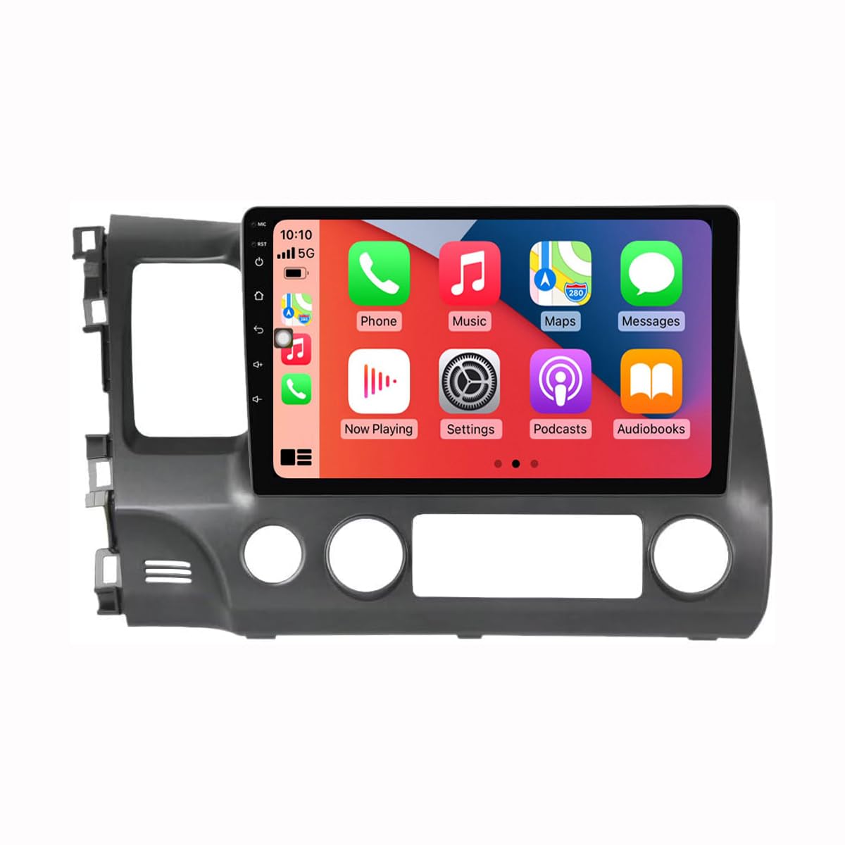 FELLOSTAR for 2005-2012 Honda Civic Car Stereo Update Radio Replacement with Carplay & Android Auto 8-Core 4+64G Head Unit 10 Inches QLED Touch Screen Bluetooth