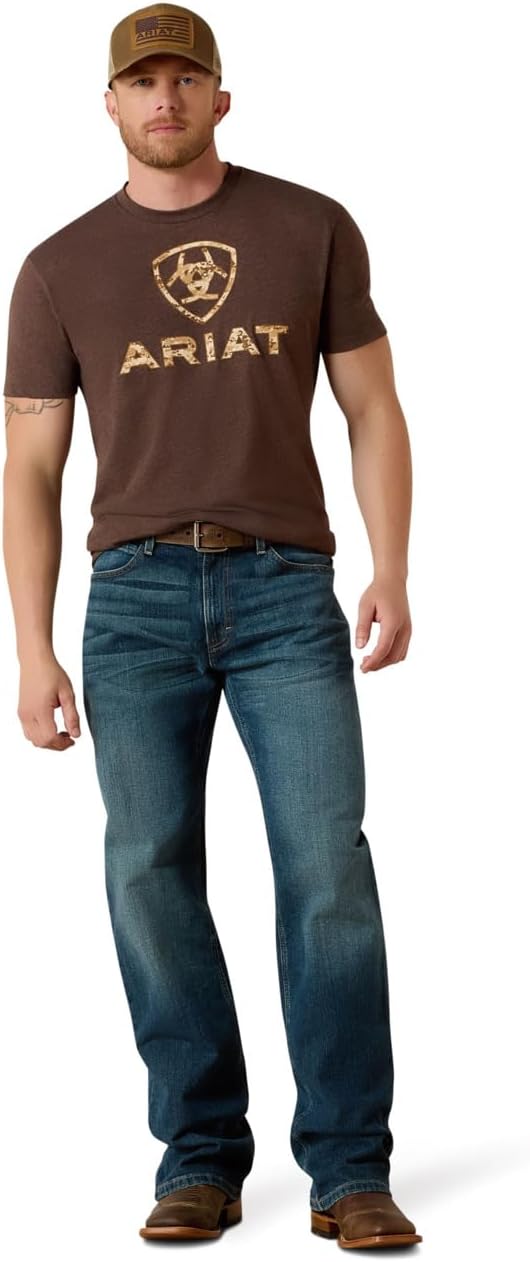 Ariat Mens M4 Low Rise Stretch Legacy Boot Cut Jean - Image 3