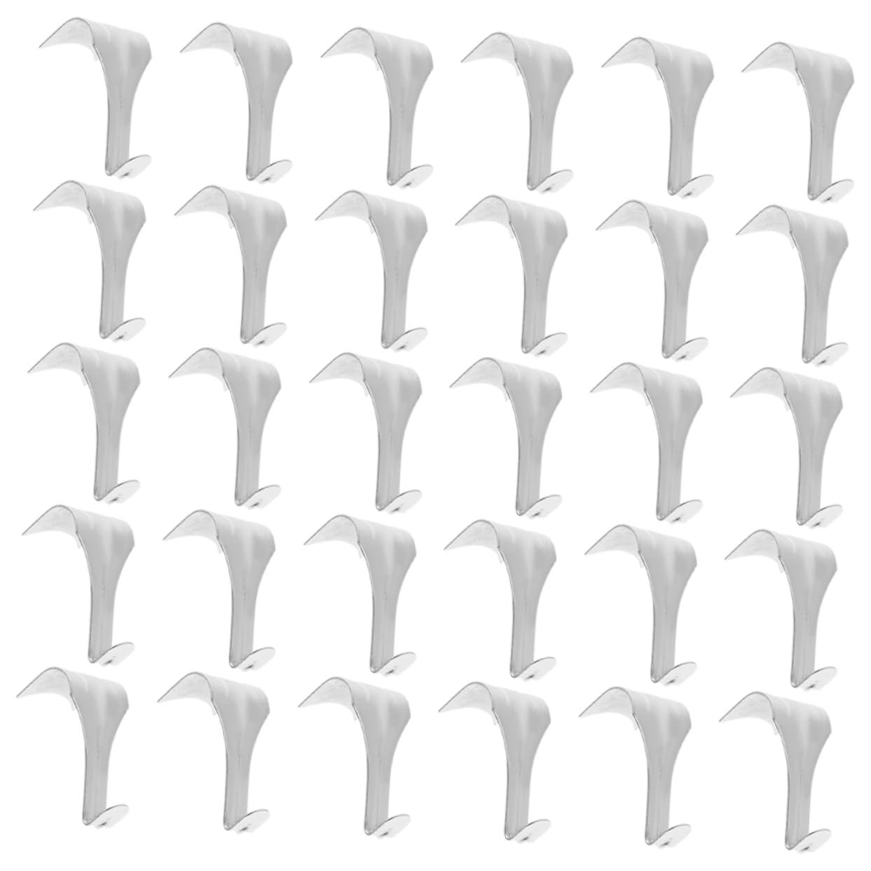 HOLIDYOYO 30pcs Gallery Picture Hanging Hook Picture Hanging Strip Picture Hanging Nails Strips Medium Picture with Lights Kit Rail Belt Photo Hanging Wire with Clips Strong Rack Zinc Alloy