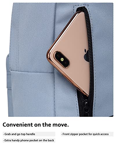 Hotstyle Simplay+ Classic Mini Backpack Small Travel Bag, Plain, Light Grey #TOP3