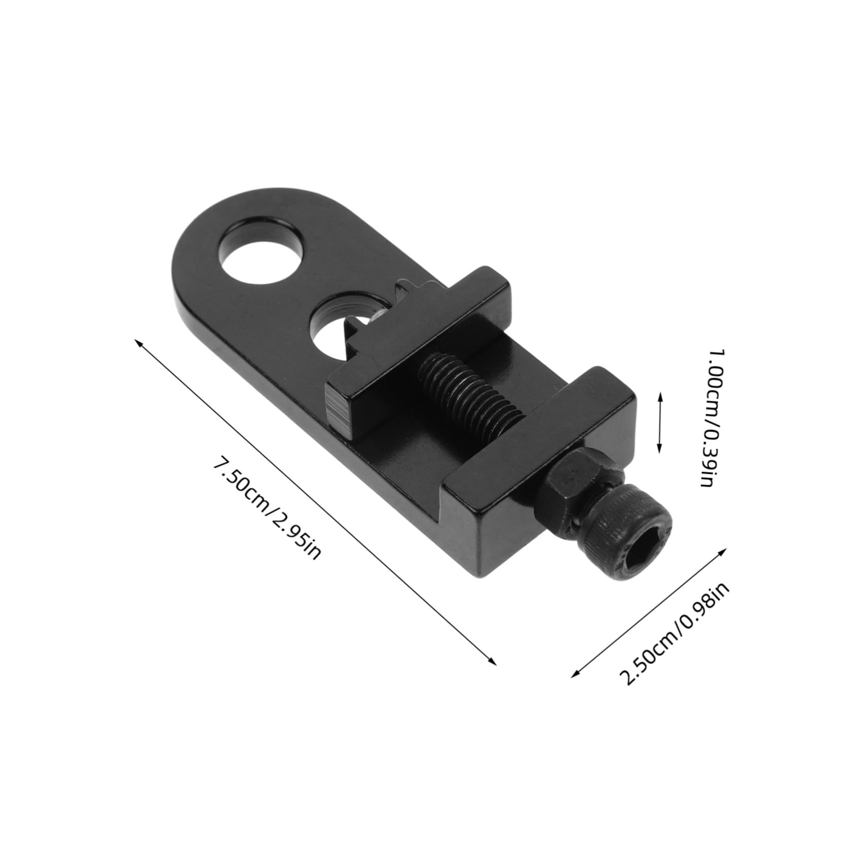 Sosoport Chain Adjuster Bike Chain Tensioner for Single Speed Bike Accessories Construction Easy to Use