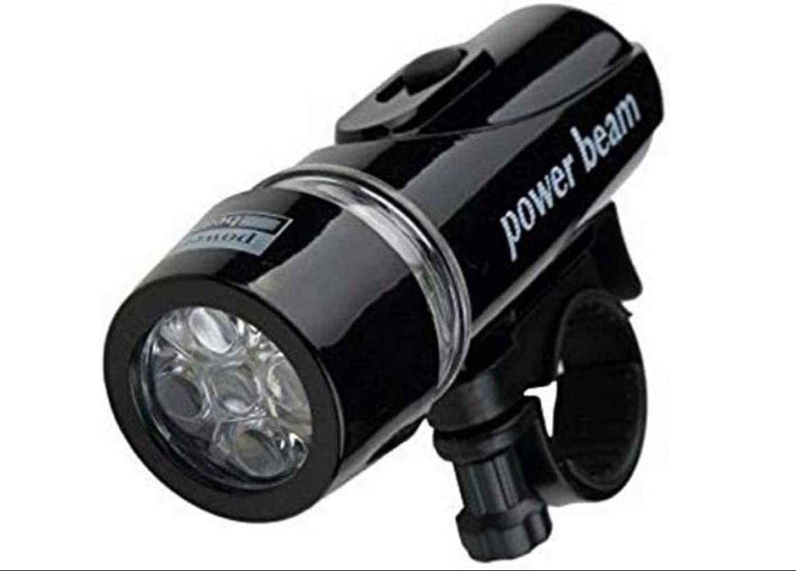 CYCLOSTAR Bicycle Cycle 5 LED Power Beam Front LED Head Light (Black) (B0BBDBRPR7) Amazon Price History, Amazon Price Tracker