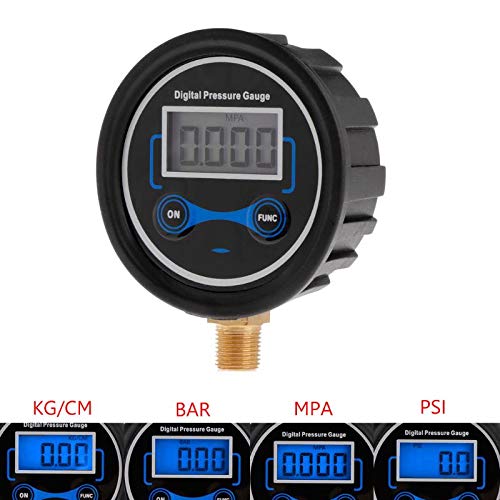 Manometro 0-200PSI LCD Digitale Manometro della Pressione dei Pneumatici Auto Moto Pneumatico Aria PSI Meter 1/8 "NPT per Auto/Camion/Moto/Moto Host
