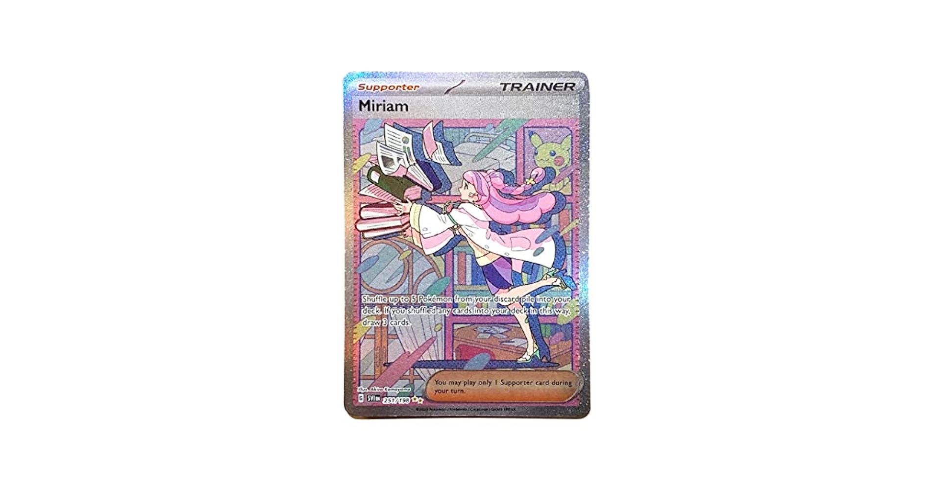 Amazon.com: Pokemon - Miriam 251/198 - Scarlet & Violet