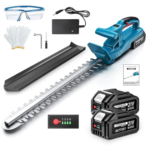 ヘッジトリマー 充電式 電動ヘッジトリマー 18Vマキタバッテリー対応可能...