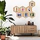 Comzantor 10 Stück Filz Pinnwand Kork, Korkplatte Selbstklebende, Pinwand Korktafel, Korkwand, Korkplatten Selbstklebend, Pinnwände, Pinboard Bulletin Board, Korkbrett Sechseckige für Foto Hängen
