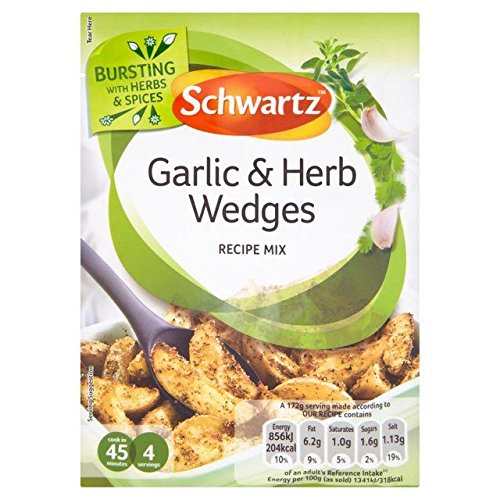 Schwartz Pot Garlic & Herb Wedges 38g Grocery