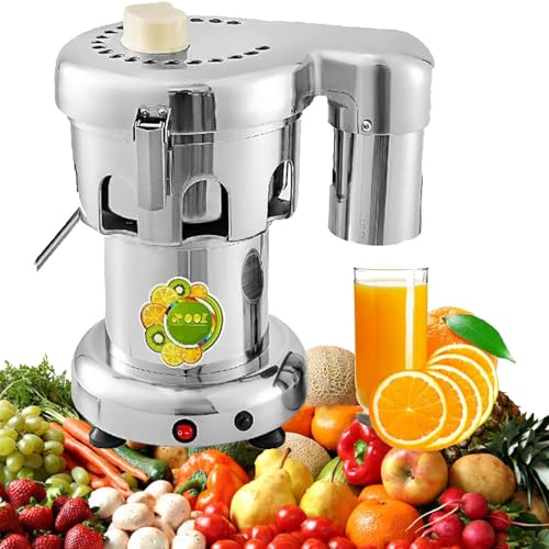 Commercial Electric Juice Centrifugal Juicer Machine, 2L Large Feed Chute Heavy Duty Centrifugal Juicer Machine, Stainless Steel Juice with filter for juice shops, restaurants