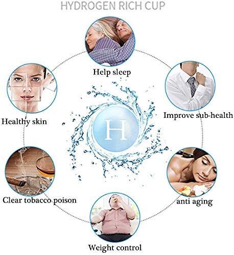 Hydrogen Water Bottle, Portable Hydrogen Water Ionizer Machine, Hydrogen Water Generator, Hydrogen Rich Water Glass Health Cup for Home Travel Hydrogen Water Bottle, Portable Hydrogen Water Ionizer Machine, Hydrogen Water Generator, Hydrogen Rich Water Glass Health Cup for Home Travel