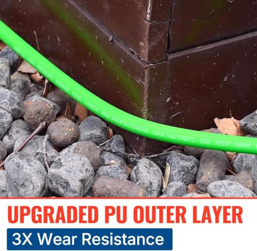 Image of Fieldstar Car Washer High Pressure Hose Pipe 8 Metre | Ultra Heavy Duty Flexible Double Layer PVC Washer Pipe | Standard M22 x 15MM Thread | Compatible with STARQ VANTRO AIMEX, GAOCHENG SHAKTI & More