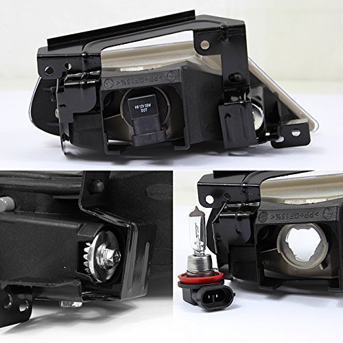 AKKON - For Honda Odyssey SUV Bumper Driving Fog Lights Smoke JDM Driver/Passenger Lamps Wiring/Switch/Bracket