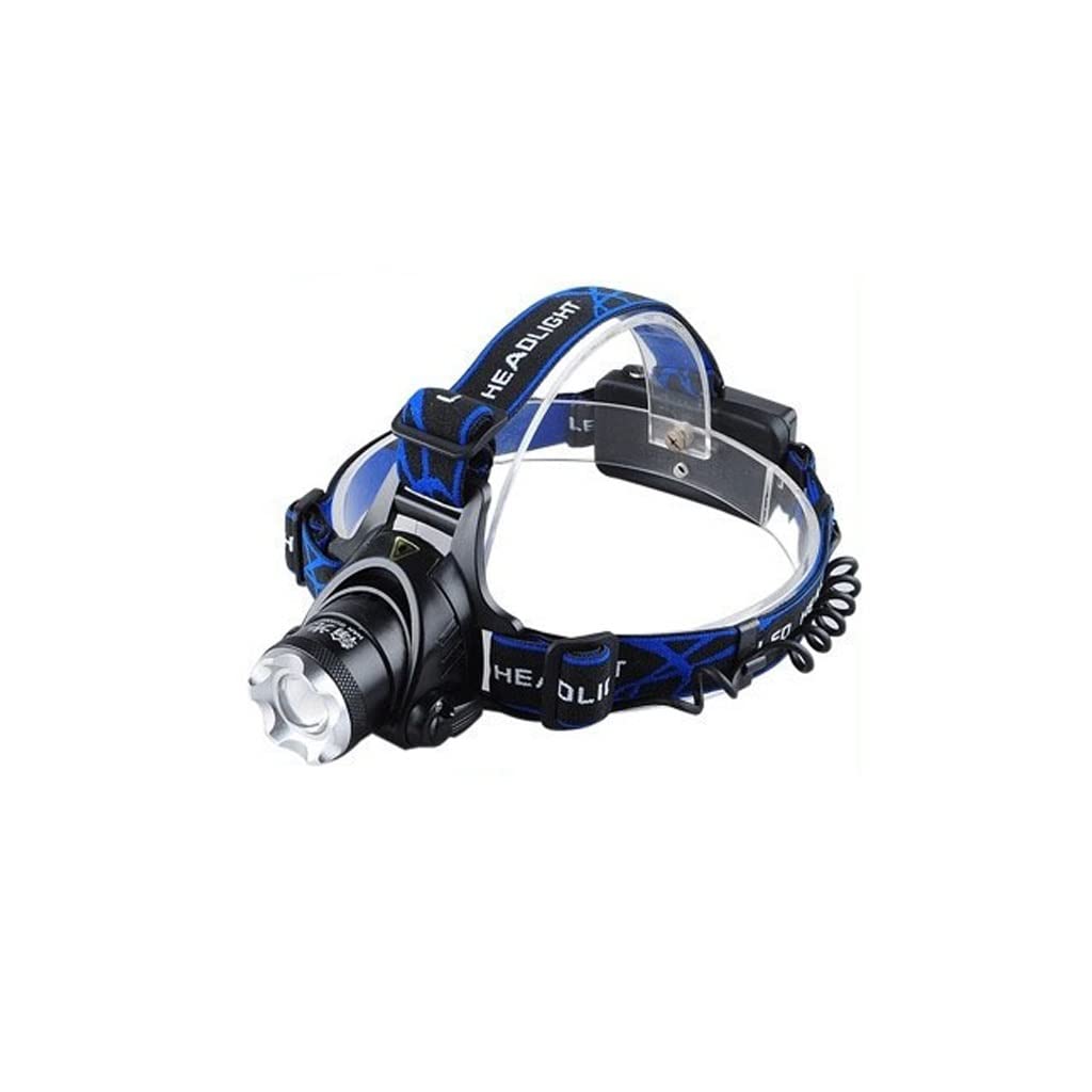 OYYMTE Headlight Strong Charging Long Battery Life Floodlight Head-Mounted Flashlight Zoom Long-Range Night Fishing Blue Light