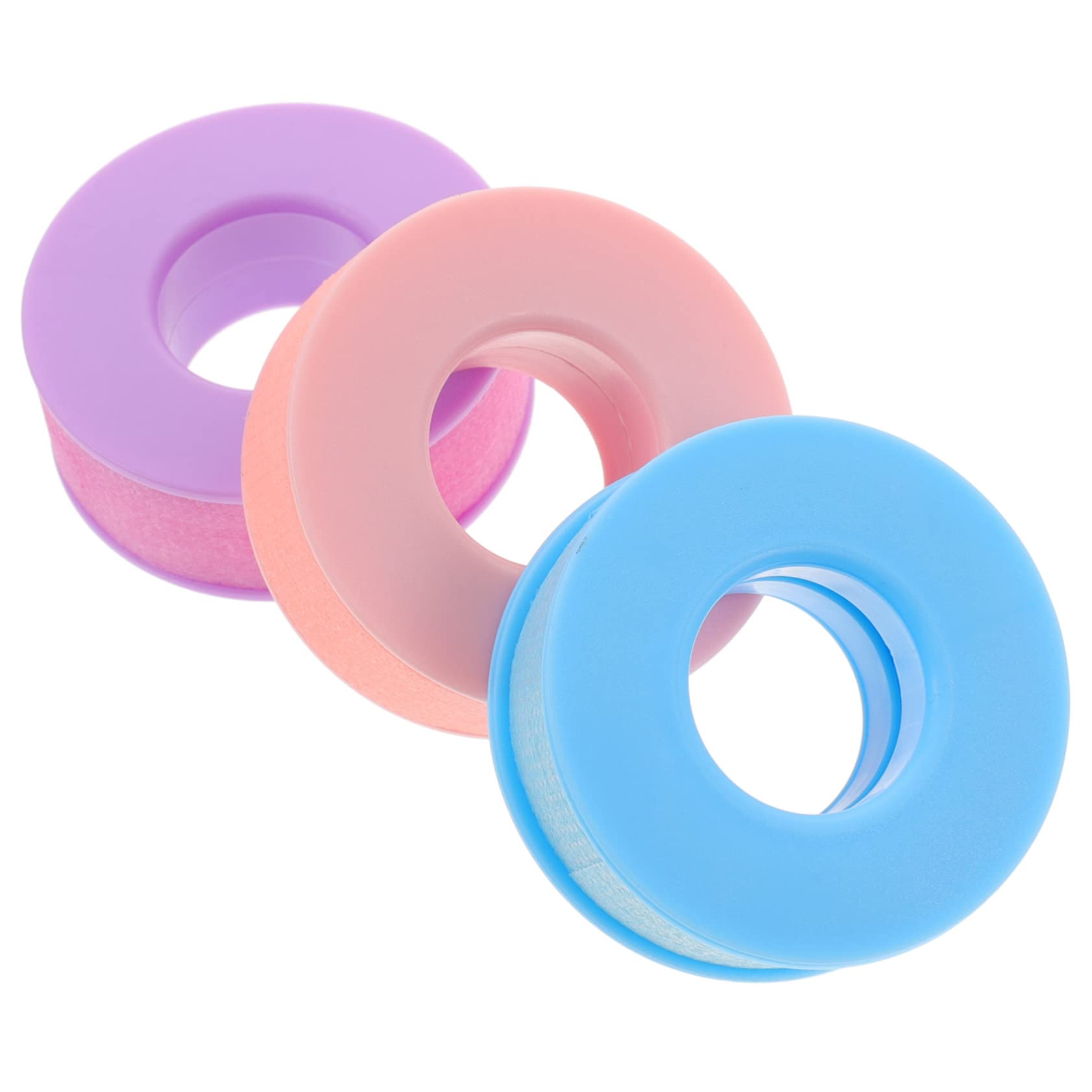 FOMIYES DIY Lash Extension Supplies Breathable Eyelash Tape for Sensitive Skin 3 Rolls