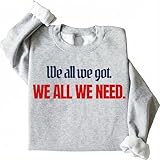 BROTHER TRUCKERS New England Playoff Crewneck Sweater | Premium Pullover Sweatshirt for Men & Women (US, Alpha, XX-Large, Regular, Regular, All We Need)