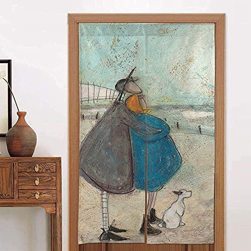のれん Sam Toft サム トフト のれん 和風 目隠し ロング 暖簾 浴室のカーテン シェードカーテン紗 ドアカーテン 壁掛け 遮光 断熱 遮像 暖簾 間切り 目隠し ロング キッチン 厚手 カーテン 台所 出入り口 店頭 新築祝い トイレ バス 喫